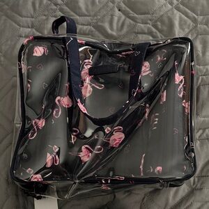 Vera Bradley Black and Pink Cosmetic Bag